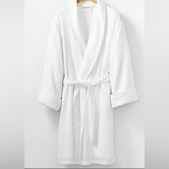 NWT New Macy’s Hotel Collection Soft White Spa Robe Large Extra L/XL Unisex - Picture 2 of 6